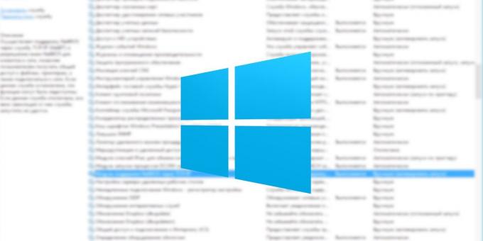 Kas Windows paslaugos gali būti išjungtas paspartinti sistemą