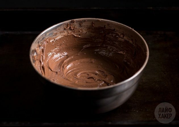 šokoladiniai sausainiai: pagaminkite tešlą