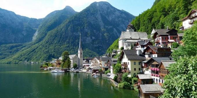 Kur eiti Europoje: Hallstatt, Austrija kaimą