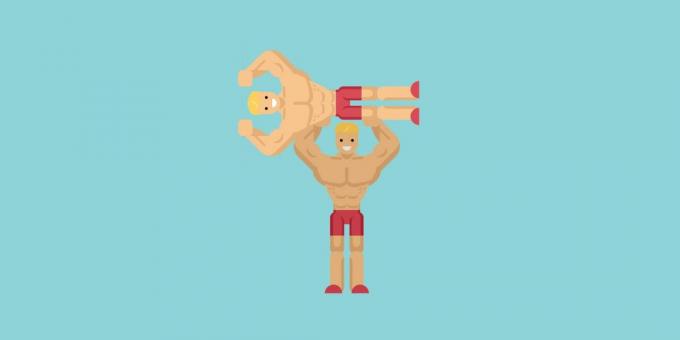Kaip sukurti raumenų naudodamasis su kūno masės