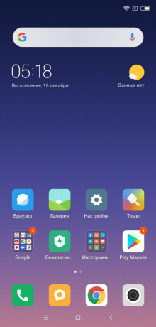 Xiaomi Mi 8 Pro ": Piktogramos