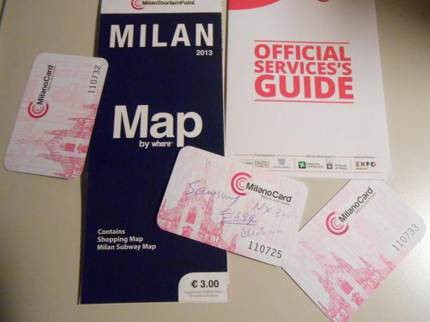 Miestas kortelė: Milanas 