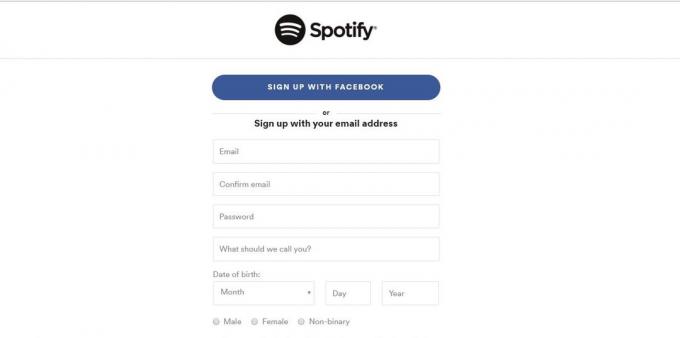 Kaip užsiregistruoti Spotify per "Facebook"