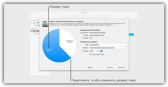 Kaip suskaidyti standųjį diską MacOS: Nustatymai