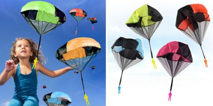 Mini parašiutus