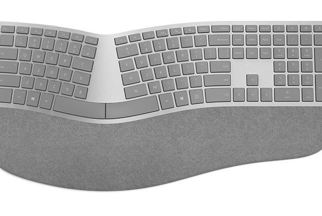 Ergonomiška klaviatūra "Microsoft" Paviršiaus Ergonomiškas klaviatūros