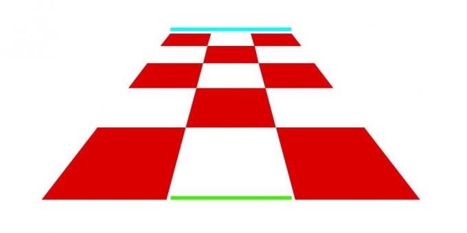 Optiniai iliuzijos. šachmatų lenta