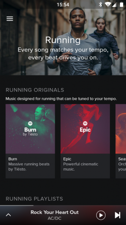 "Spotify" Running sąrašas