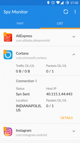 Spy Monitorius: Cortana