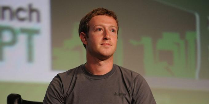 rytą ritualas: Markas Zuckerberg