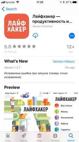 11 inovacijos "iOS: App Store" 2