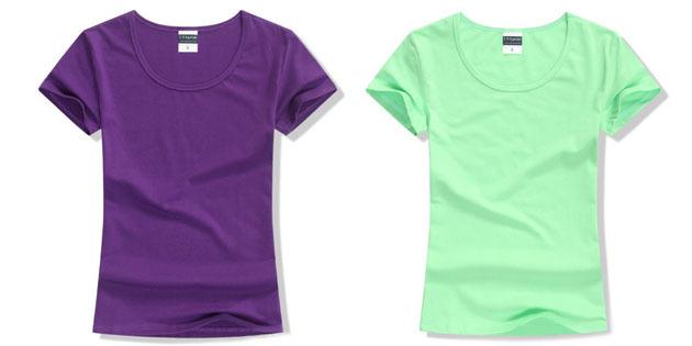 Pagrindinio moterų marškinėliai iš Europos parduotuvių: Pagrindinis marškinėlius su O formos burnos