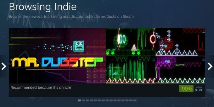 Sekite indie žaidimai gali būti Steam