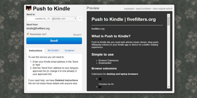 Skaitykite Kindle e-knygos gali būti Tiesioginis pakurti
