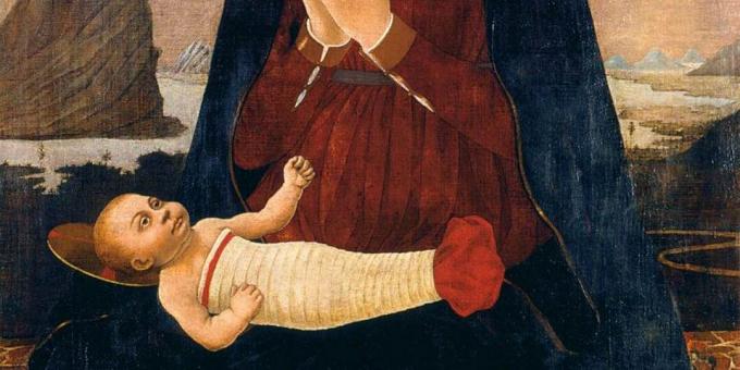 Viduramžių vaikai: „Madona ir vaikas“, Alesso Baldovinetti