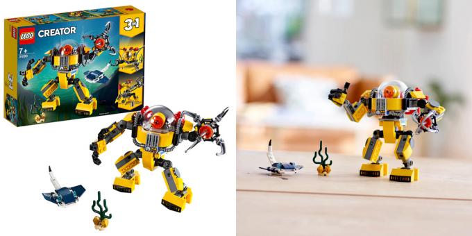 „Lego Creator“ robotas po vandeniu