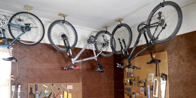 dviračių laikiklių