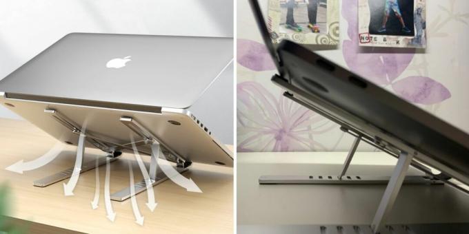Sulankstomas „MacBook“ stovas