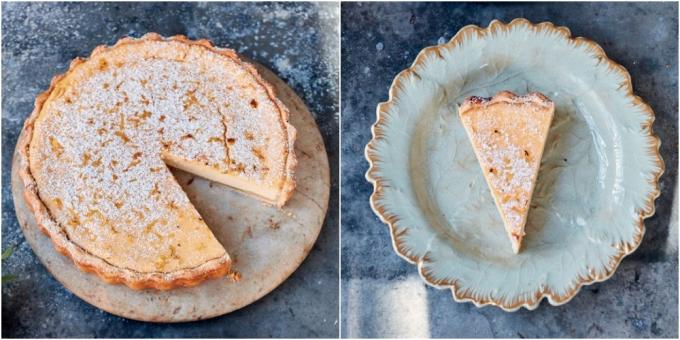Citrinų pyragas su rikota iš Jamie Oliver