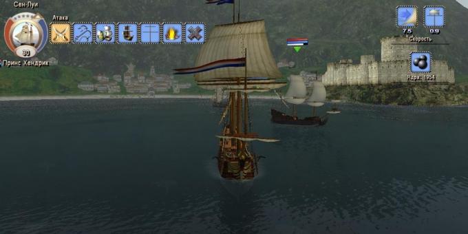 Žaidimas apie piratus: Corsairs 3. Miestas Pamesti laivų
