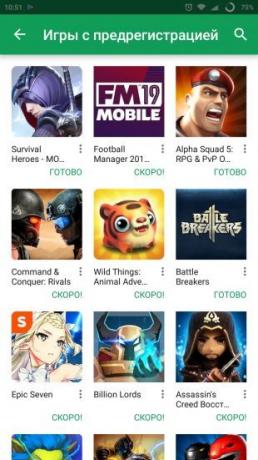 Android "Google Play": išankstinė registracija į žaidimus
