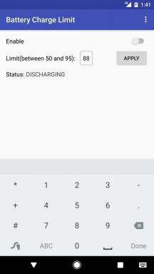 Akumuliatoriaus įkrovimo trukmė - programa apriboti baterijos įkrovos lygį "Android"