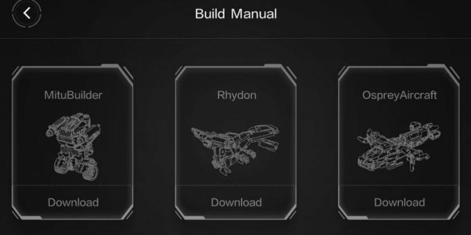 Xiaomi Mitu statybininkas Pasidaryk pats: instrukcija surinkimui