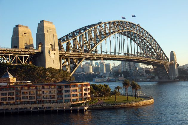 gražūs tiltai: Harbour Bridge, Sydney