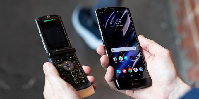 "Motorola" pristatė RAZR atlenkiamą telefoną
