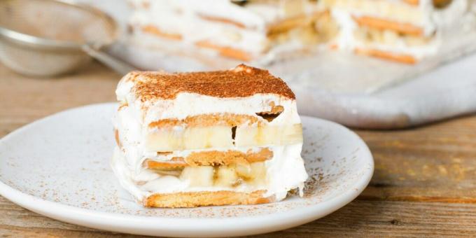 Tiramisu su bananais