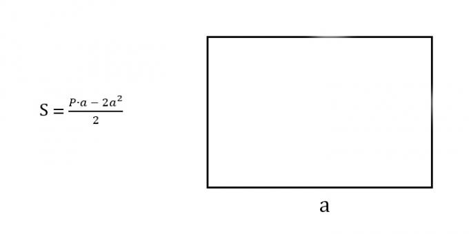Kaip rasti stačiakampio plotą žinant bet kurią kraštinę ir perimetrą