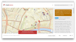 PokéVision padeda jums greitai rasti Pokemon žaidimą Pokemon Go