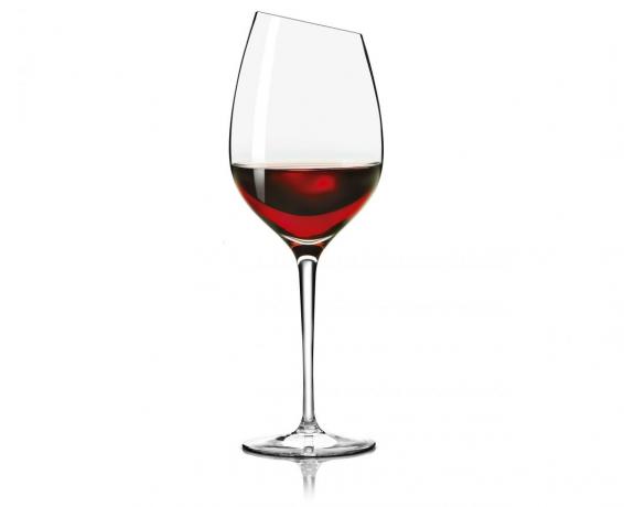 Raudono vyno Syrah stiklo