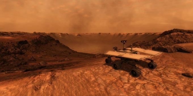 Žaidimas apie erdvę: Paimkite Marse