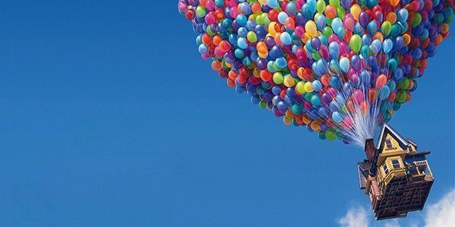 Animaciją "Iki" namų skrenda oro balionu