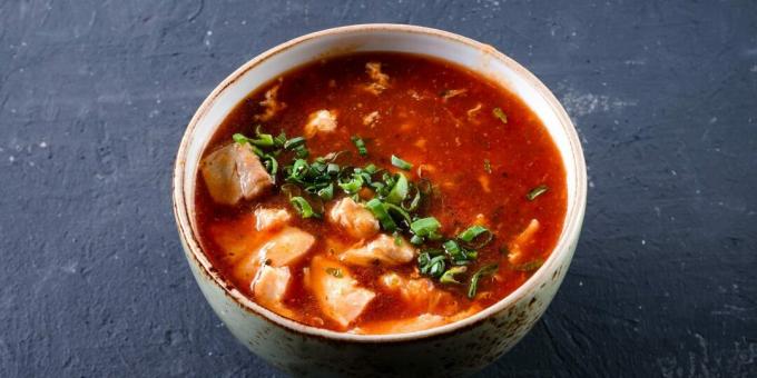 Itališko stiliaus pomidorų sriuba su vištiena