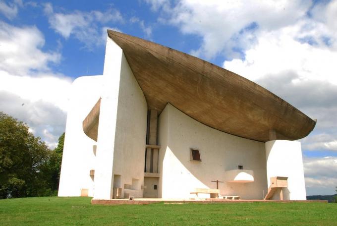 Europos architektūros: Le Corbusier Chapelle "La Notre Dame du Haut