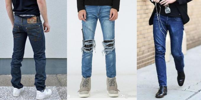 Vyrų jeans tiesiai ant figūra - 2019-2020