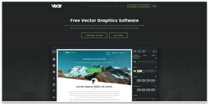 Free "vektoriniai redaktoriai: Vectr