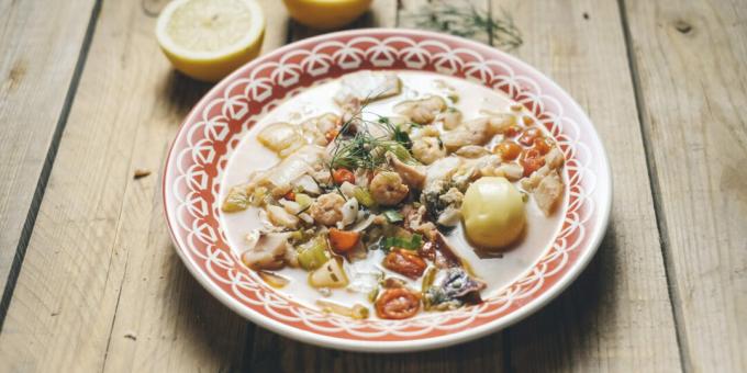 Kakavia - graikiška žuvies sriuba
