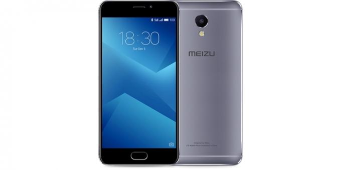 smartphonach Meizu: Meizu M5 Pastaba