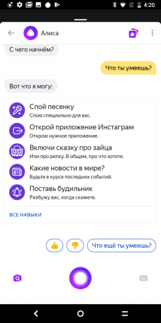 "Yandex". Telefonas: Alisa