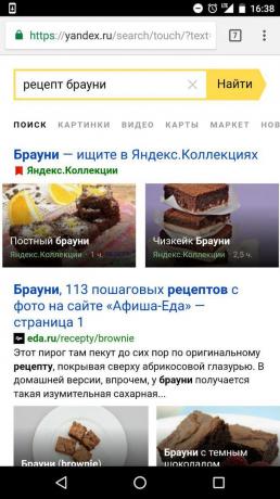 "Yandex": receptas paieškos parinkčių