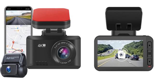 DVR iš „AliExpress“: „SeaMetal Dash Cam“