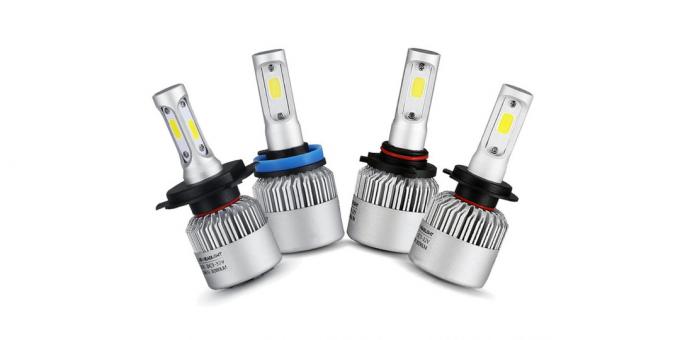 Nustatyti LED automobilių lempos