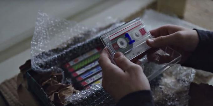 Juostos kasetės: rėmelis iš „Netflix“ serijos „13 priežasčių, kodėl“