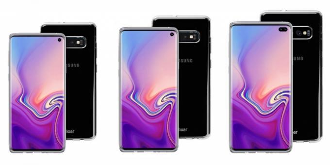 Išmanieji telefonai 2019: Samsung Galaxy S10, S10 Galaxy Plus "ir" Galaxy S10 Lite 