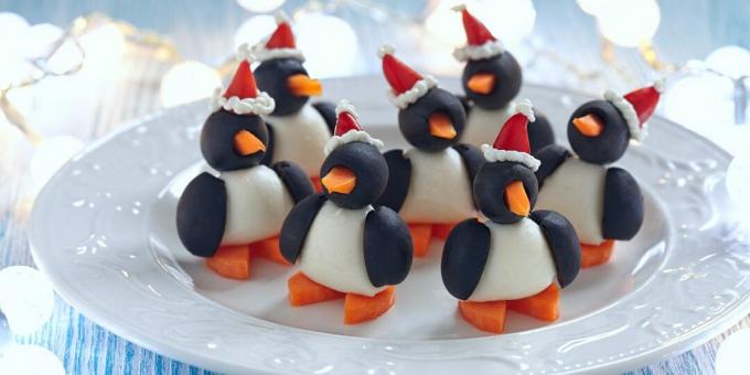 Alyvuoginiai pingvinai. Pats skaniausias Naujųjų metų užkandis