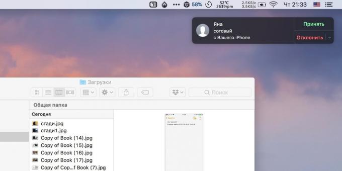  "Mac" iPhone ": atsiliepti į skambučius iš savo" Mac "
