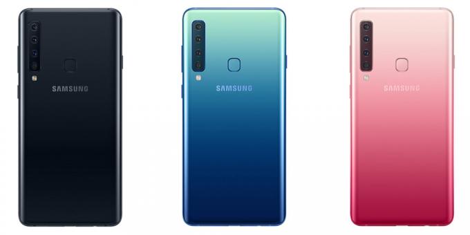 "Samsung" Galaxy A9: Spalvos
